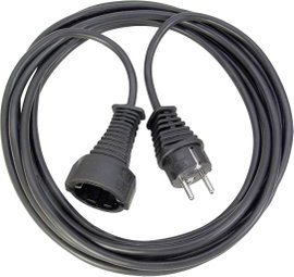 Brennenstuhl 1165010015 Áram Hosszabbítókábel Fekete 2.00 m H05VV-F 3G 1,5 mm²