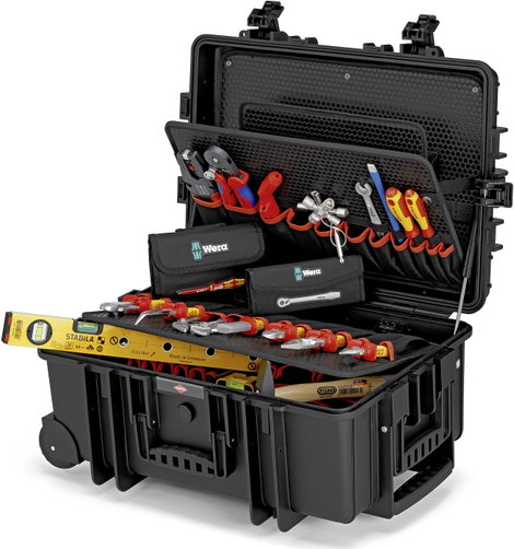 Szerszámos hordtáska, 63 részes, 609 x 425 mm, Knipex Robust 45 Elektro 00 21 37 3. kép