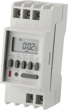 Kalapsínes digitális időkapcsoló óra 230 V/AC 16 A/250 V, C-Control TM-848-2
