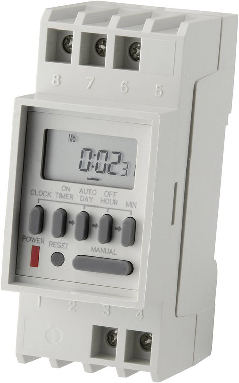 Kalapsínes digitális időkapcsoló óra 230 V/AC 16 A/250 V, C-Control TM-848-2