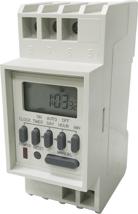 Kalapsínes digitális időkapcsoló óra 230 V/AC 16 A/250 V, C-Control TM-848-2 3. kép