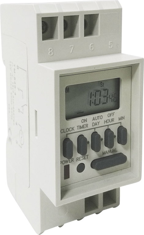 Kalapsínes digitális időkapcsoló óra 230 V/AC 16 A/250 V, C-Control TM-848-2 4. kép