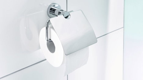 tesa LOXX Toalettpapír tartó Ragasztó Fém 2. kép
