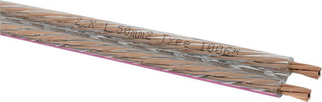 Oehlbach 106 Hangszóró kábel 2 x 2.50 mm² Átlátszó 20 m 2. kép