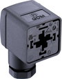 GDM2106 szelepdugó Fekete GDM2106 Pólusszám:2 + PE 934888100-1 Belden Tartalom: 1 db bélyegkép