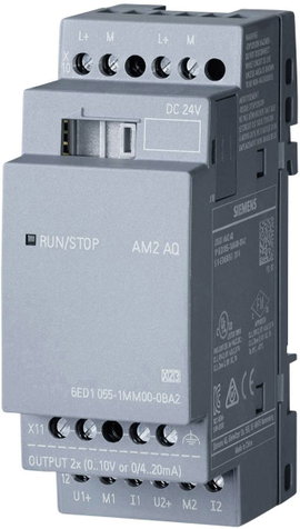 Siemens LOGO! AM2 AQ 0BA2 SPS bővítő egység 24 V/DC