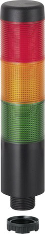 LED-es jelzőoszlop zöld/sárga/piros, Werma Signaltechnik 698.110.75 K37 bélyegkép