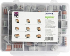 WAGO WA-741-744 Vezetékösszekötő készlet hajlékony: 0.08-2.5 mm² merev: 0.08-2.5 mm² 54 db