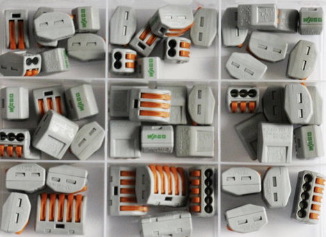 WAGO WA-741-744 Vezetékösszekötő készlet hajlékony: 0.08-2.5 mm² merev: 0.08-2.5 mm² 54 db 2. kép