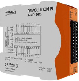 Digitális I/O modul, alkalmas a RevPi Core-hoz, Kunbus RevPi DIO PR100197