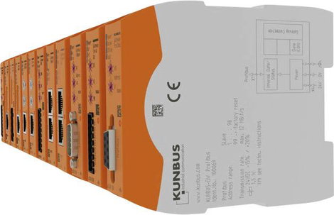 Kunbus PR100066 GW Ethernet/IP Bővítő modul 24 V 1 db 2. kép