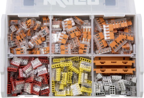 WAGO 887-955 Vezetékösszekötő készlet hajlékony: 0.14-4 mm² merev: 0.2-4 mm² 1 készlet 2. kép