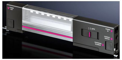 LED-es gépmegvilágítás, semleges fehér, 5 W 400 lm 240 V/AC 262 x 55 x 23 mm, Rittal 2500.100
