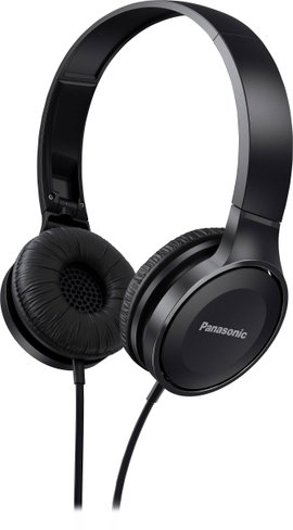 Panasonic RP-HF100ME On Ear fejhallgató Vezetékes Fekete Összehajtható, Headset