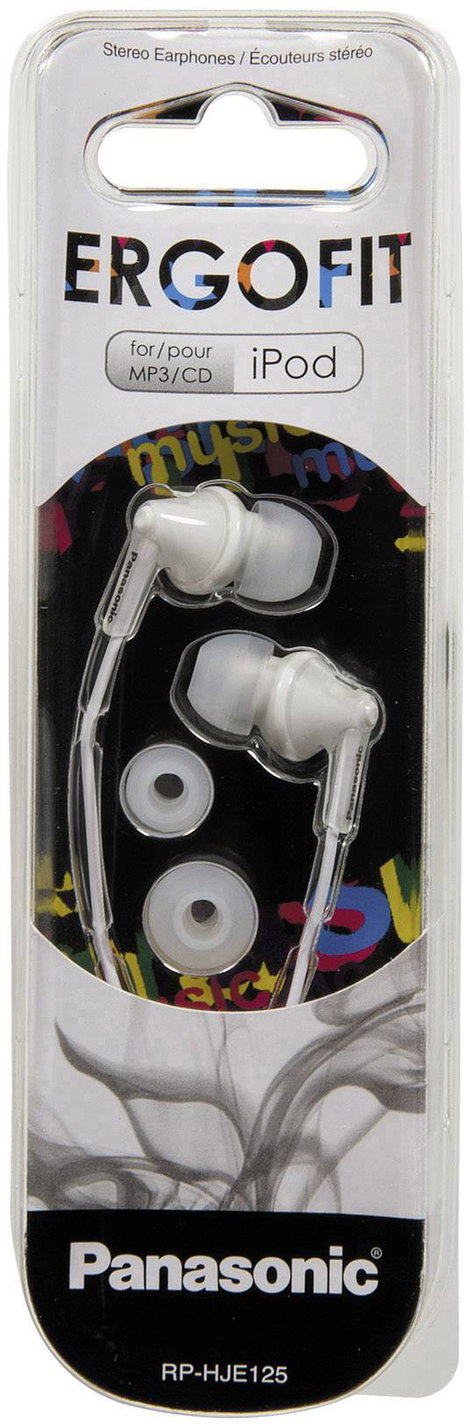 Panasonic RP-HJE125E In Ear fejhallgató Vezetékes Fehér 2. kép