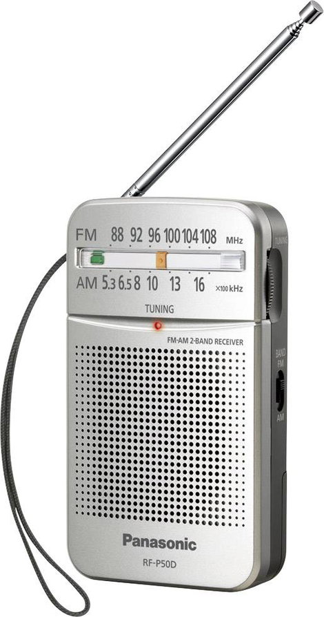 Panasonic RF-P50DEG Táskarádió URH Ezüst