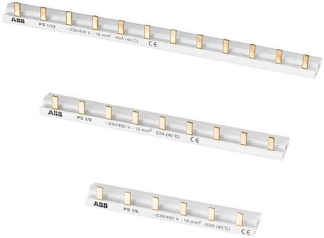 ABB 2CDL210001R1006 Fázis sín Sorok száma 1 1 pólusú 10 mm² 1 db