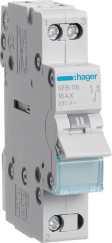Csoportkapcsoló Szürke 16 A 230 V Hager SFB116