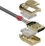 LINDY Kijelző csatlakozó Csatlakozókábel DisplayPort dugó, DisplayPort dugó 3.00 m Szürke 36293 Disp bélyegkép