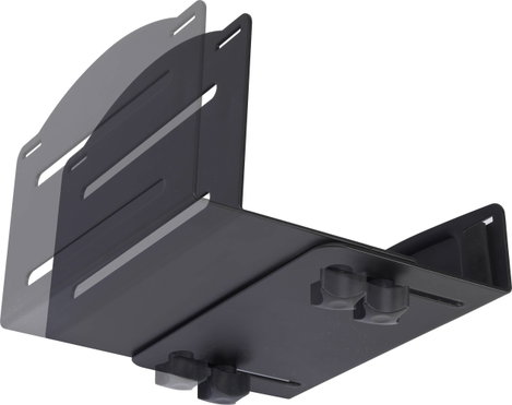 Számítógép fali tartó 2 db tartó gurtnival, CPB SpeaKa Professional Fekete (H x Sz x Ma) 235 x 212 x 6. kép