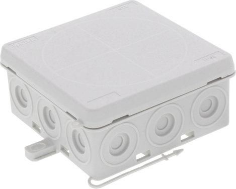 Wiska 10109427 Leágaztató doboz (H x Sz x Ma) 86 x 86 x 41 mm Élénk szürke (RAL 7035) IP55 1 db