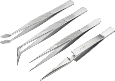 Csipesz készlet, 4 részes, Basetech BT-2108046