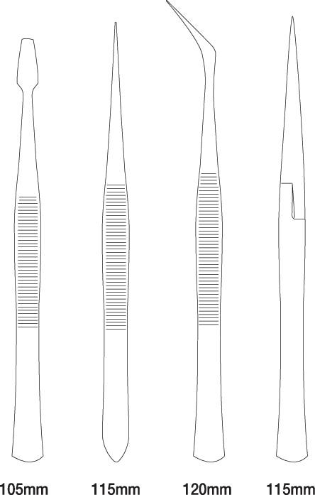 Csipesz készlet, 4 részes, Basetech BT-2108046 7. kép