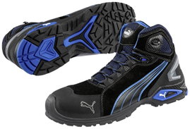 PUMA Rio Black Mid 632250-42 Biztonsági csizma S3 Cipőméret (EU): 42 Fekete, Kék 1 db