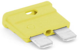 TRU COMPONENTS 8551208 Standard autós laposbiztosíték 20 A Sárga 1 db