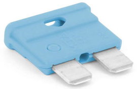 TRU COMPONENTS 8551264 Standard autós laposbiztosíték 15 A Világoskék 1 db