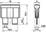 TRU COMPONENTS 8551288 Standard autós laposbiztosíték 30 A Világoszöld 1 db 2. bélyegkép