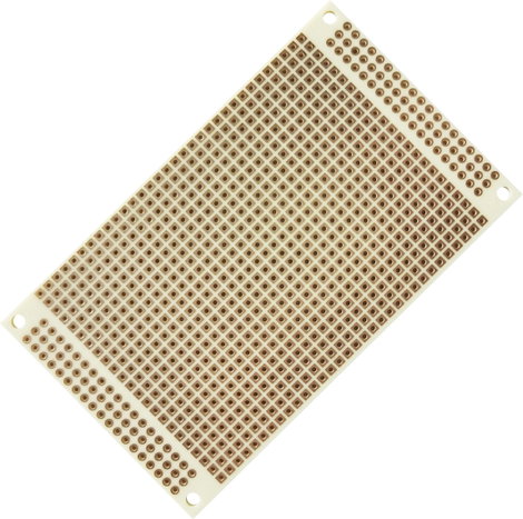 TRU COMPONENTS T1906SA039 Euro panel Keménypapír (H x Sz) 100 mm x 60 mm 35 µm Raszterméret 2.54 mm 2. kép