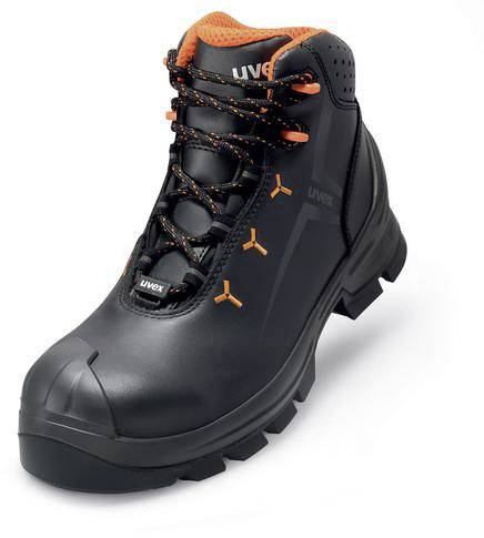 uvex 2 MACSOLE® 6523243 ESD Biztonsági csizma S3 Cipőméret (EU): 43 Fekete, Narancs 1 pár