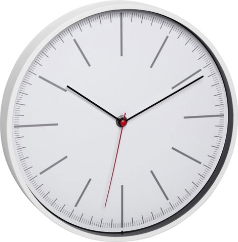 TFA Dostmann 60.3049.02 Kvarc Falióra 280 mm x 280 mm x 37 mm Fehér