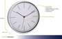 TFA Dostmann 60.3049.02 Kvarc Falióra 280 mm x 280 mm x 37 mm Fehér 2. bélyegkép