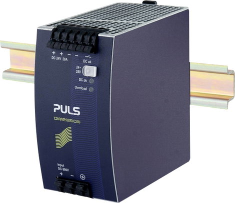 Kalapsines DC/DC konverter 1x 24 V/DC 20 A, PULS QTD20.241 2. kép