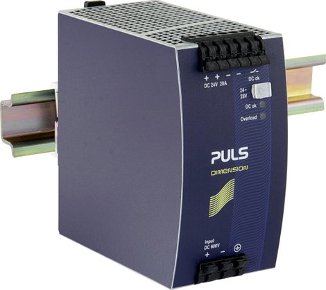 Kalapsines DC/DC konverter 1x 24 V/DC 20 A, PULS QTD20.241 3. kép