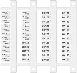 Finder 060.48 Feliratozó tábla 48 db