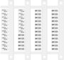 Finder 060.48 Feliratozó tábla 48 db bélyegkép