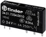Finder 34.51.7.024.4010 Nyák relé 24 V/DC 6 A 1 váltó 1 db bélyegkép