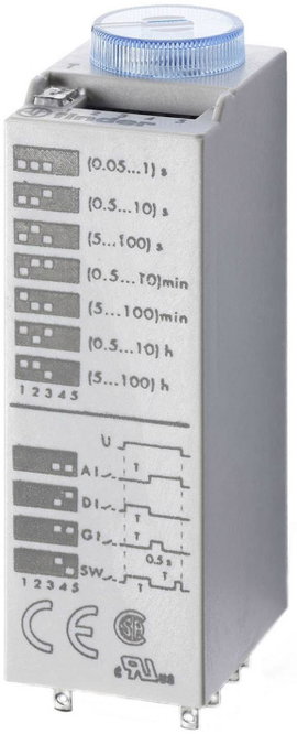 Finder 85.02.8.240.0000 85.02.8.240.0000 Időrelé Multifunkció 230 V/AC 1 db Időtartomány: 0.05 mp - 