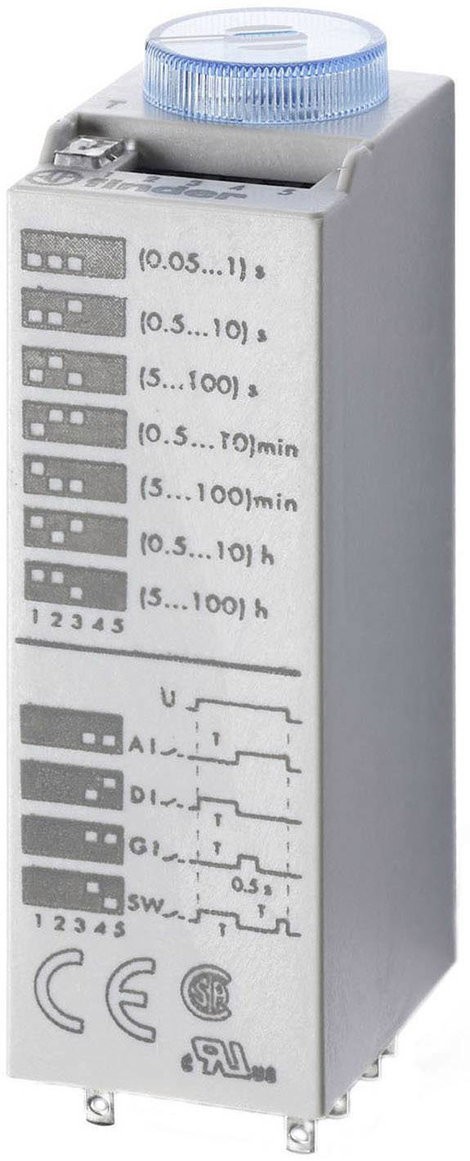 Finder 85.02.8.240.0000 85.02.8.240.0000 Időrelé Multifunkció 230 V/AC 1 db Időtartomány: 0.05 mp -