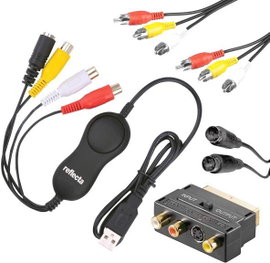 Videó digitalizáló videószerkesztő szoftverrel Reflecta Video Capture Set USB