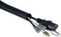 TRU COMPONENTS TC-7703268 Fonat védőtömlő Fekete PET 19 - 30 mm méteráru 5. bélyegkép