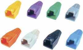 TRU COMPONENTS Kopásvédő hüvely az RJ45 csatlakozóhoz 7712760 Sárga 1 db
