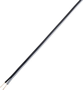 TRU COMPONENTS TC-7815636 Hangszóró kábel 2 x 0.34 mm² Fekete 10 m