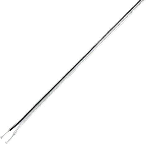 TRU COMPONENTS TC-7815648 Hangszóró kábel 2 x 0.40 mm² Átlátszó 10 m