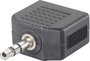 SpeaKa Professional SP-7870244 Jack Audio Y adapter [1x Jack dugó, 3,5 mm-es - 2x Jack alj, 3,5 mm-e bélyegkép
