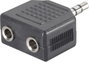 SpeaKa Professional SP-7870244 Jack Audio Y adapter [1x Jack dugó, 3,5 mm-es - 2x Jack alj, 3,5 mm-e 2. bélyegkép
