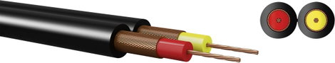 diodeline 2x0,08qmm, twin-cable, shielded 640200800 Kabeltronik